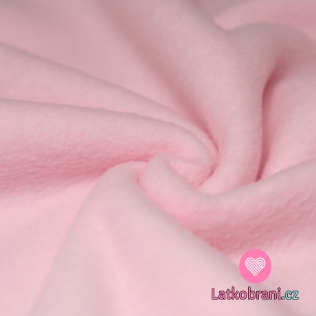 Polar fleece růžová baby (světlejší) antipilling