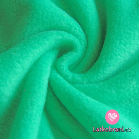 Polar fleece zelené moře antipilling