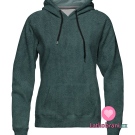 Fleece s beránkem jednobarevný starozelený 