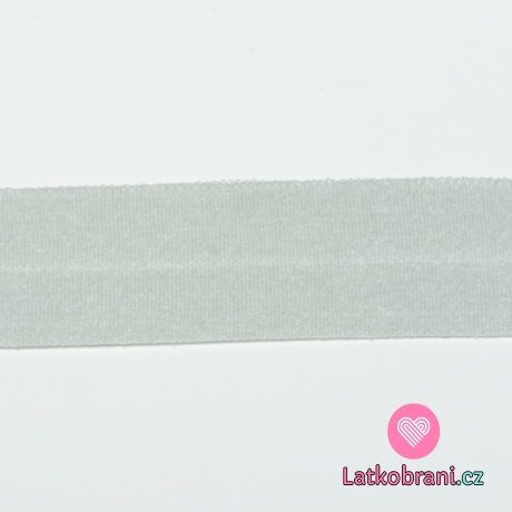 Pruženka lemovací jemná MAT 20mm Šedá světlá