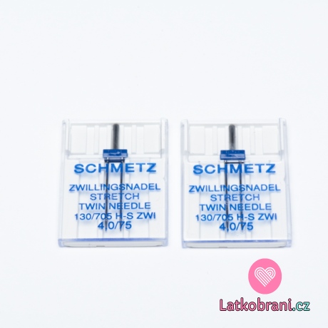 Dvojjehla 705 H-ZWI STRETCH 75/2,5-4,0 rozteč 4,0 mm