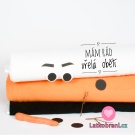 Polar fleece oranžový antipilling