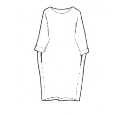 Střih dámské šaty Viktoria XS-XXL