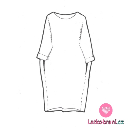 Střih dámské šaty Viktoria XS-XXL
