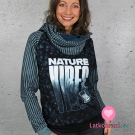 Teplákovina panel potisk "NATURE VIBES" 