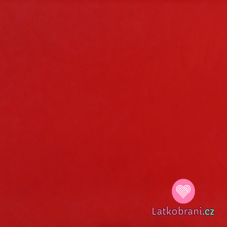 Šusťák jednobarevný červený