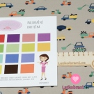 Úplet potisk stavební vozidla na béžové, BIO