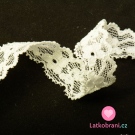 Krajka elastická krémově bílá 18 mm