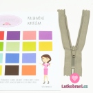 Zip spirálový nedělitelný kávový světlejší 12 cm