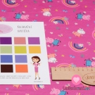 Úplet potisk Prasátko Peppa na růžové