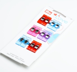 Plastové svorky na textil 2,6 cm mix barev