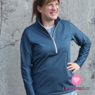 Pružný softshell jarní/letní jednobarevný jeansově modrý