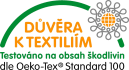 Öko-Tex Standard 100 je mezinárodní testovací a certifikační systém pro textilie, vyráběné pouze ze zdravotně nezávadných materiálů Certifikát Öko-TEX Standard 100
