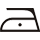 Symbol - Žehlení - Maximální teplota žehlicí plochy 110 °C