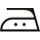 Symbol - Žehlení - Maximální teplota žehlicí plochy 150 °C